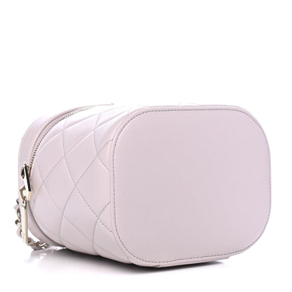 Chanel Lambskin Quilted Trendy Vanity Case Lilac 3 of 4
