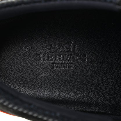 Hermes Suede Mesh Starter Sneakers 41 Black 6 of 10