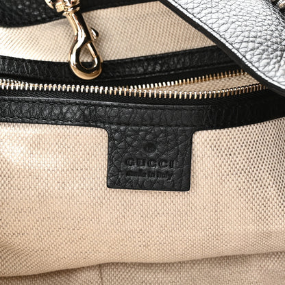 Gucci Pebbled Calfskin Large Soho Chain Shoulder Bag Black 6 of 11