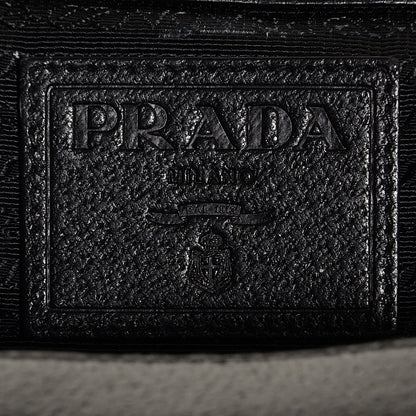 Prada Paglia Cinghiale Frame Tote Black 6 of 11
