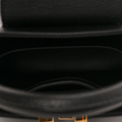 Louis Vuitton Taurillon Mini Capucines Black 5 of 8