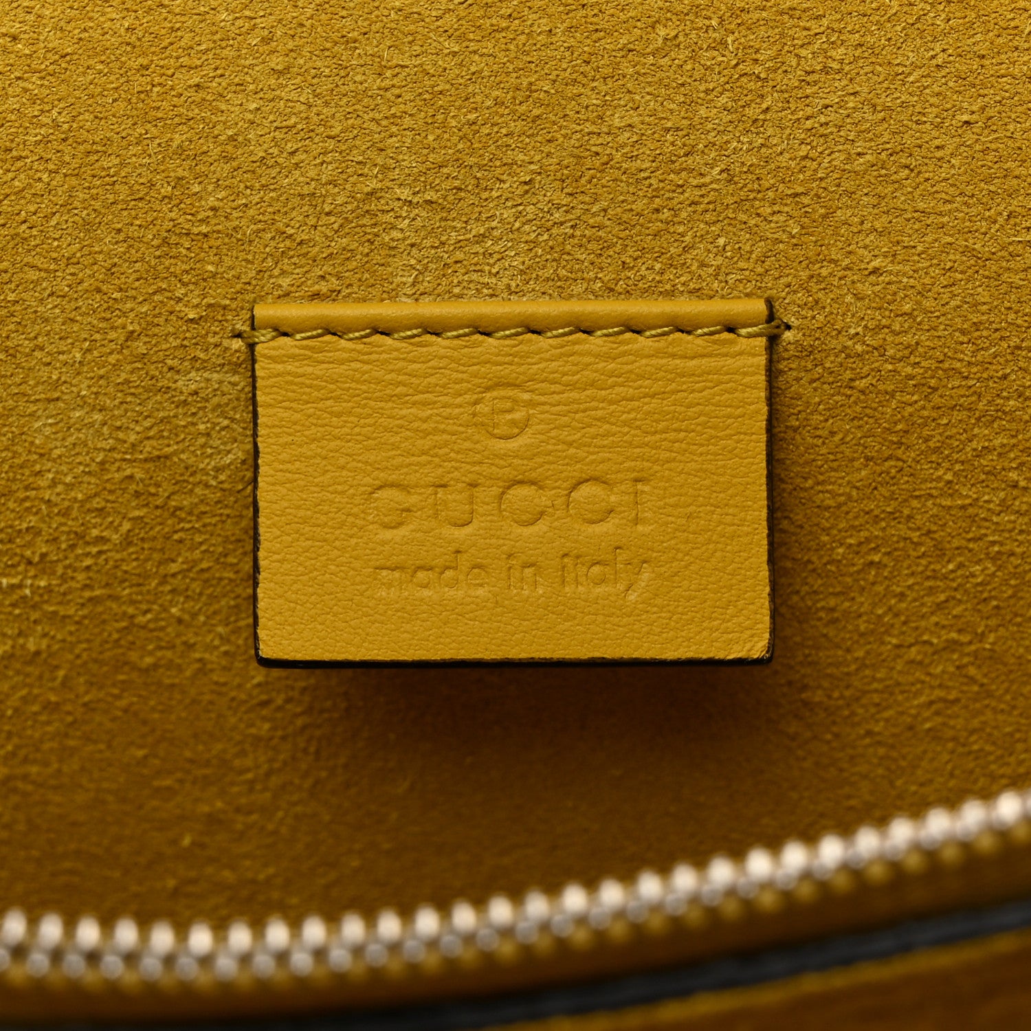 Gucci GG Supreme Monogram Crystal Bow Embroidered Medium Dionysus Shoulder Bag Yellow 6 of 10