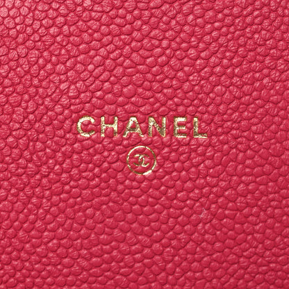 Chanel Grained Calfskin Quilted Cuba Square Wallet On Chain WOC Pink 7 of 15