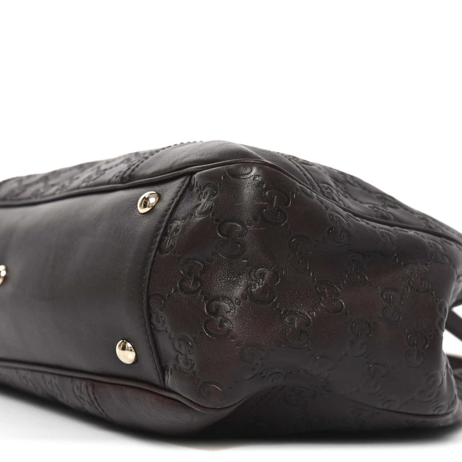 Gucci Guccissima Medium Princy Tote Dark Brown 10 of 10