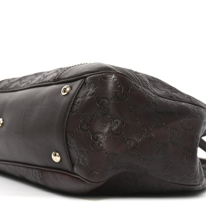 Gucci Guccissima Medium Princy Tote Dark Brown 10 of 10