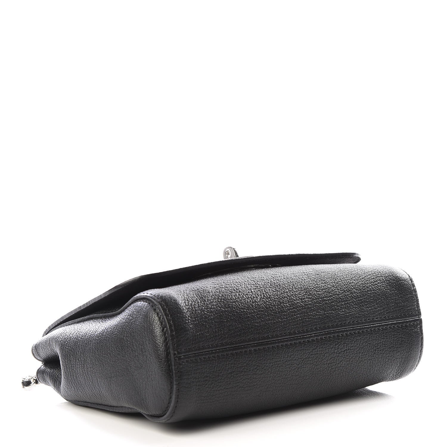 Mulberry Glossy Goatskin Small Lily Flap Black 3 of 10