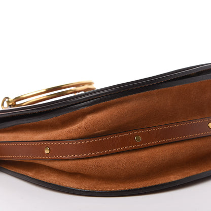 Chloe Calfskin Suede Medium Nile Bracelet Bag Caramel 6 of 13
