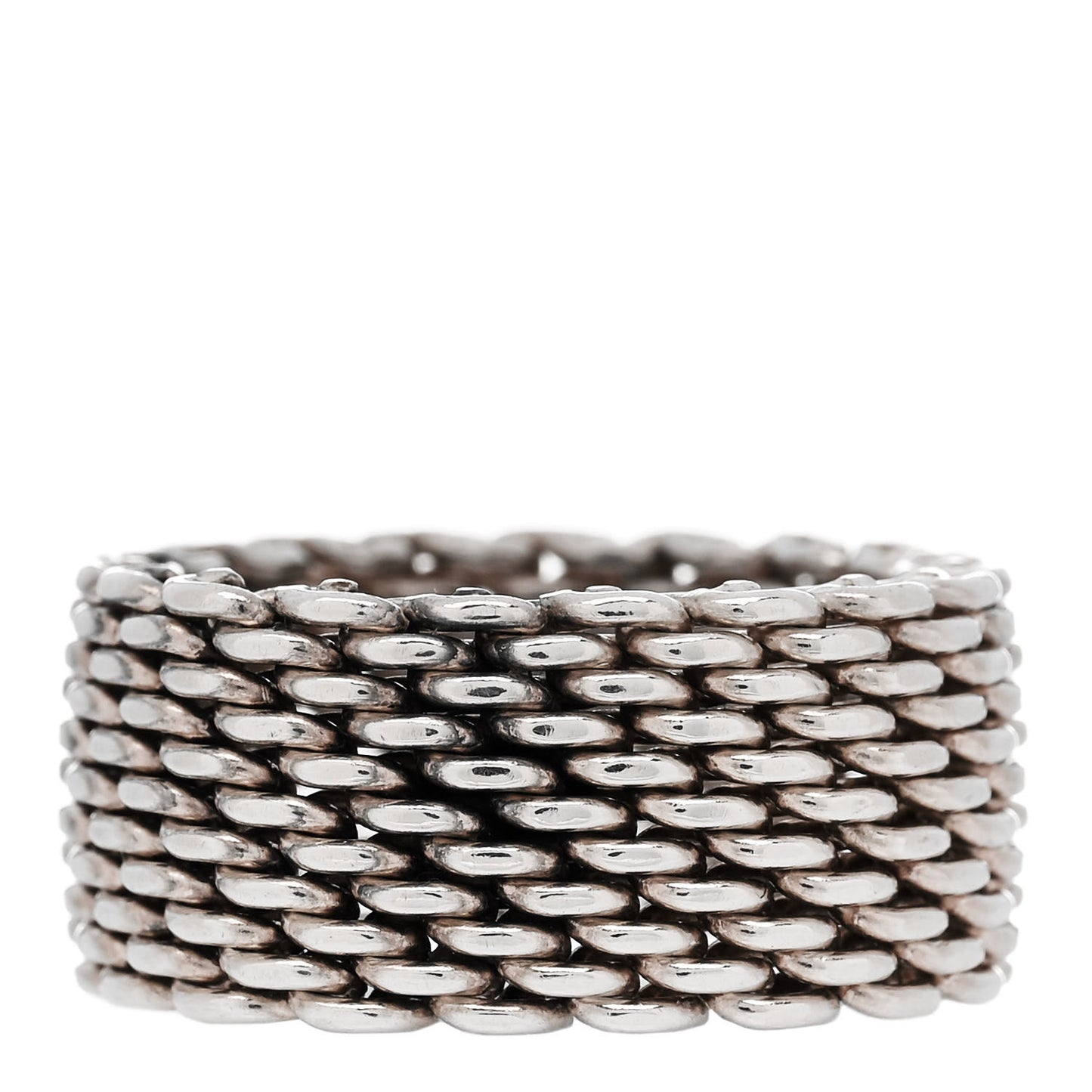 Sterling Silver Somerset Mesh Ring 53 6.25