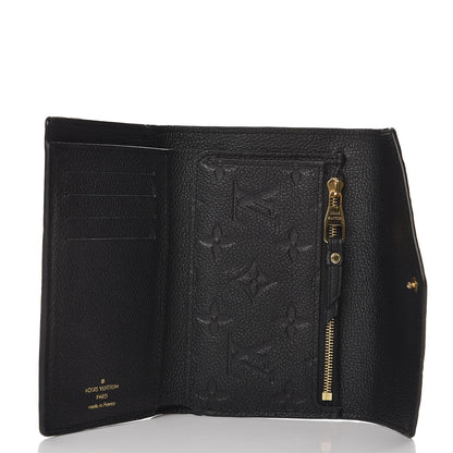 Louis Vuitton Empreinte Compact Curieuse Wallet Black 5 of 6