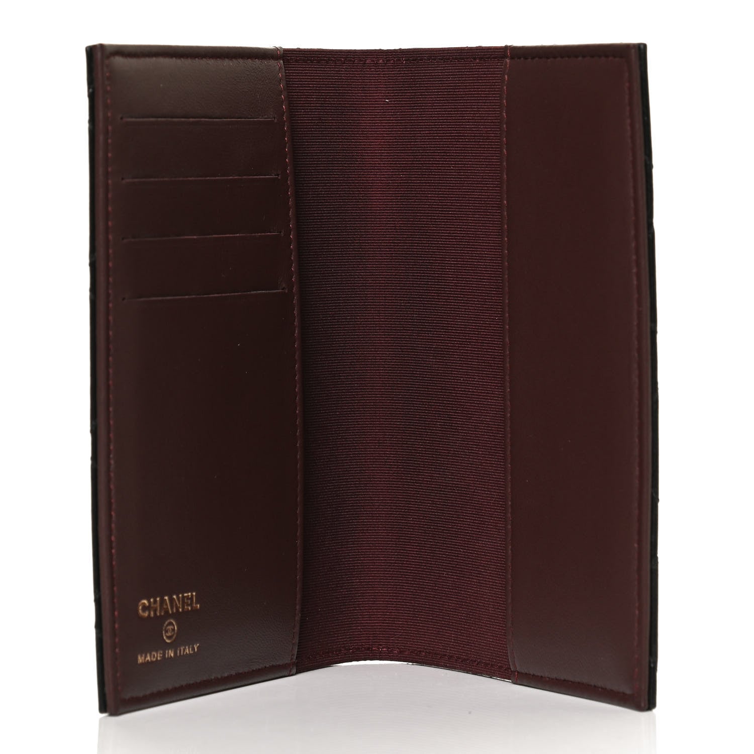 Chanel Lambskin Quilted Passport Holder Black 4 of 8