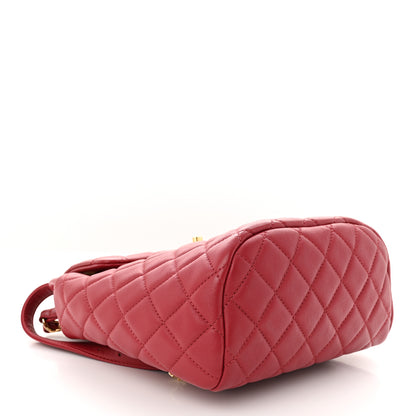 Chanel Calfskin Quilted Mini Urban Spirit Backpack Red 4 of 10