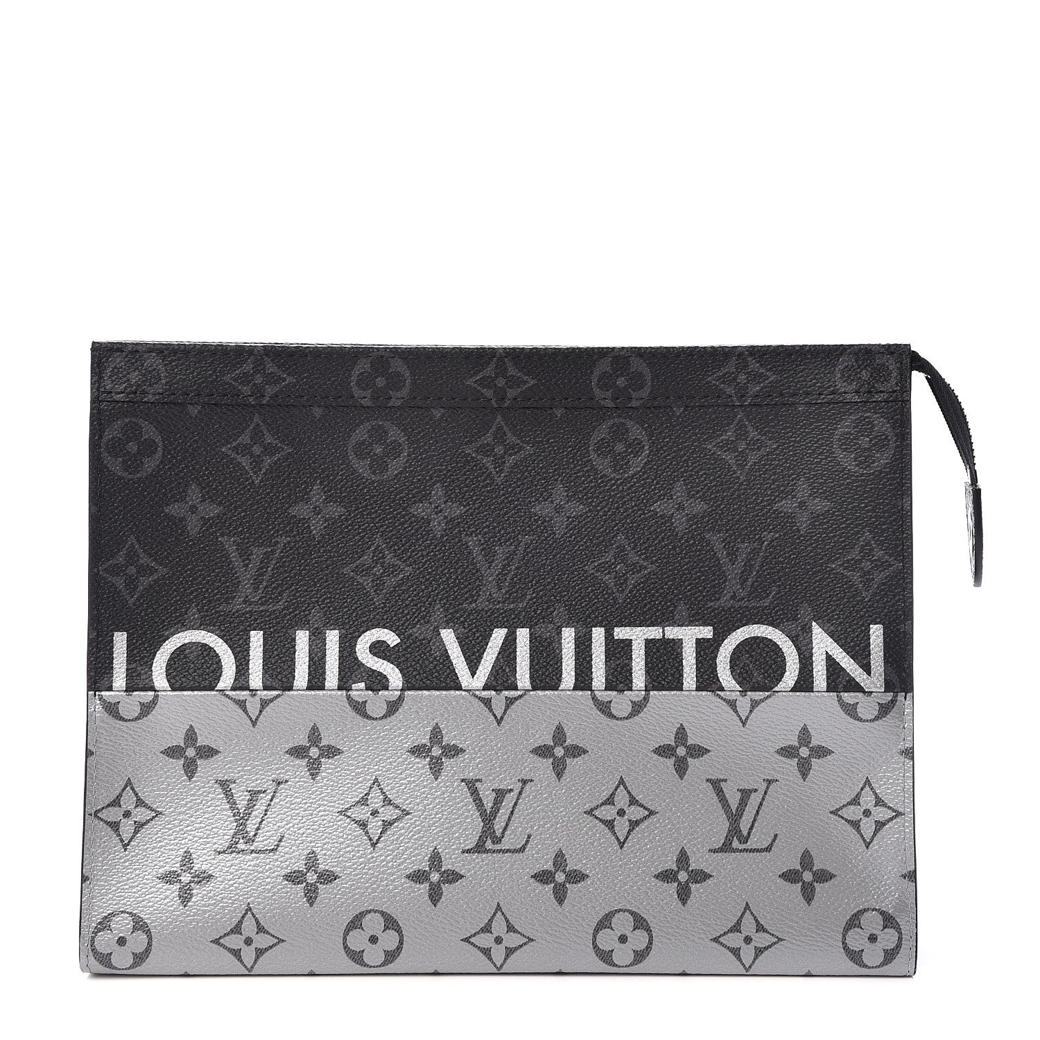 Louis Vuitton Monogram Eclipse Split Pochette Voyage MM 1 of 9