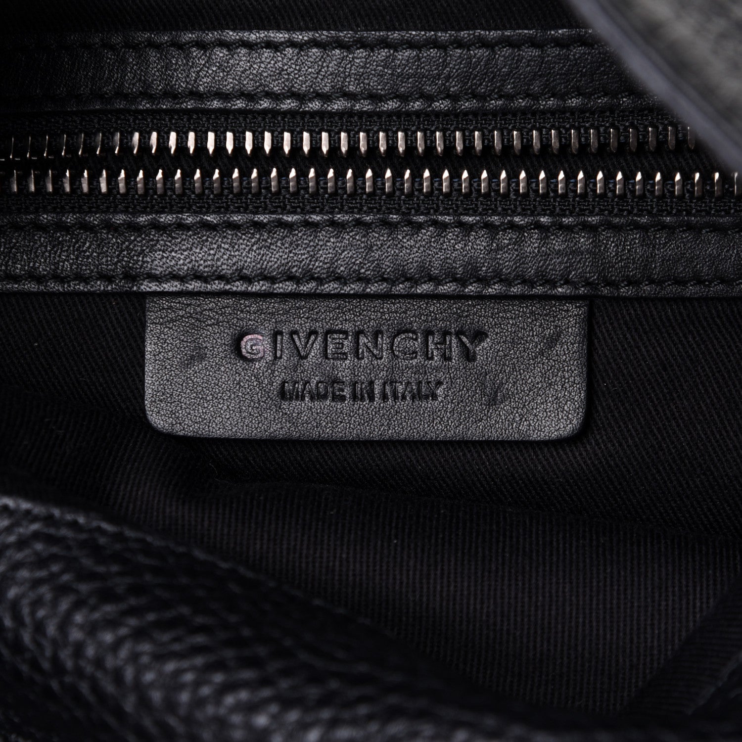 Givenchy Pebbled Calfskin Large HDG Flat Tote Black 8 of 10