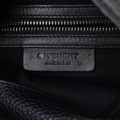 Givenchy Pebbled Calfskin Large HDG Flat Tote Black 8 of 10