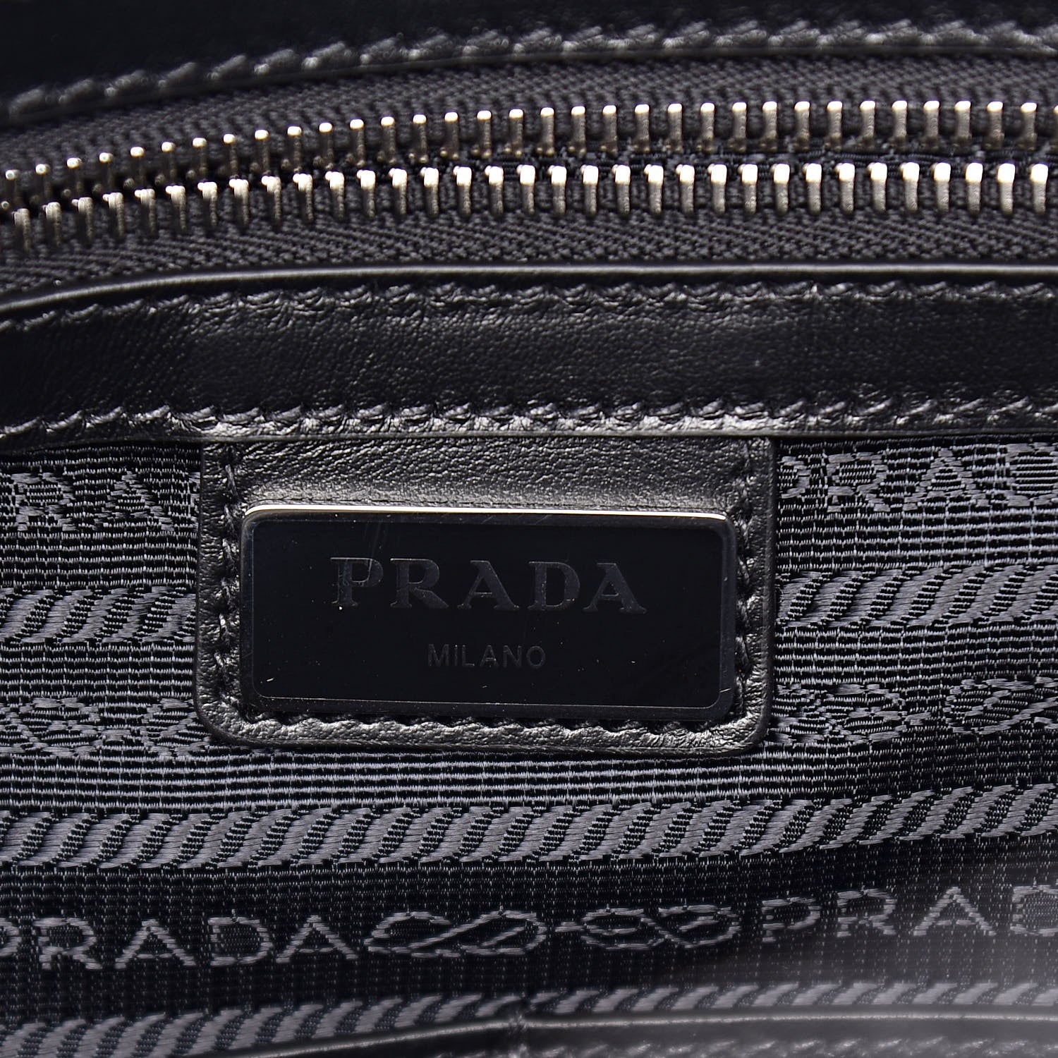 Prada X JAMES JEAN Vitello Comic Print Duffle Black Talco 6 of 11