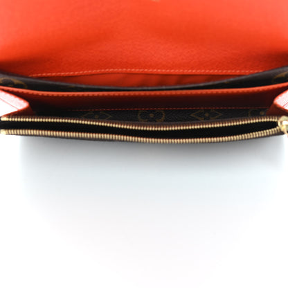 Louis Vuitton Monogram Emilie Wallet Piment 5 of 8