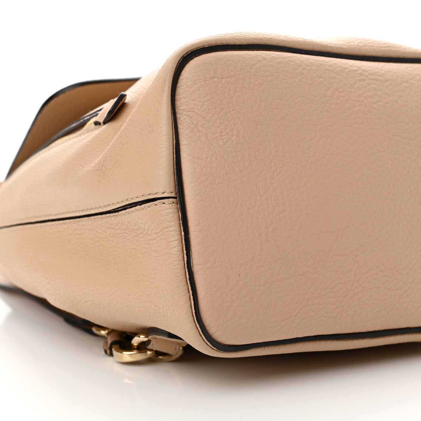 Suede Calfskin Small Faye Backpack Cement Pink