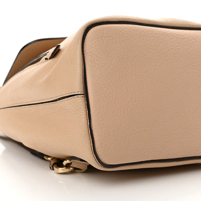 Chloe Suede Calfskin Small Faye Backpack Cement Pink 9 of 13