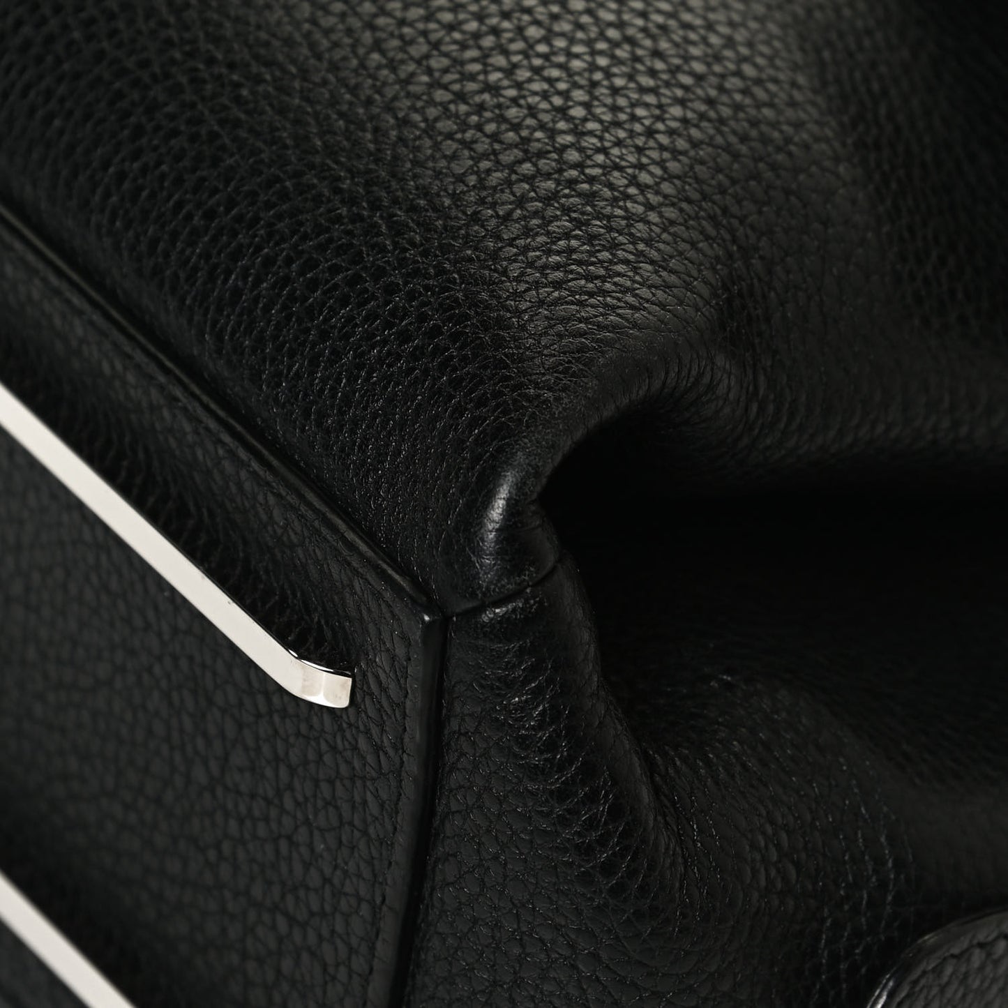 Grained Calfskin Le Dix Mini Soft Cartable Crossbody Black