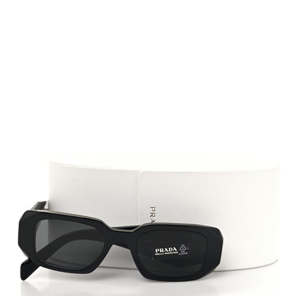 Prada Acetate Symbole Sunglasses SPR 17W Black 7 of 7