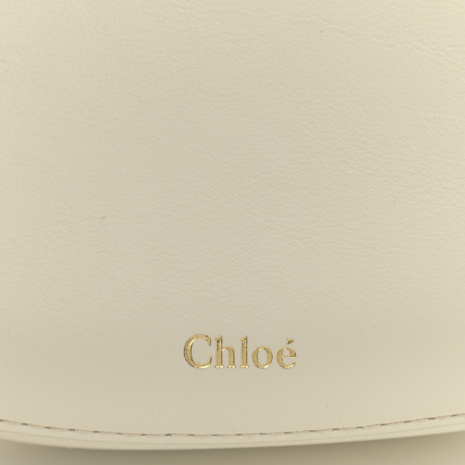 Chloe Small Grain Calfskin Kiss Bag Natural White 6 of 16
