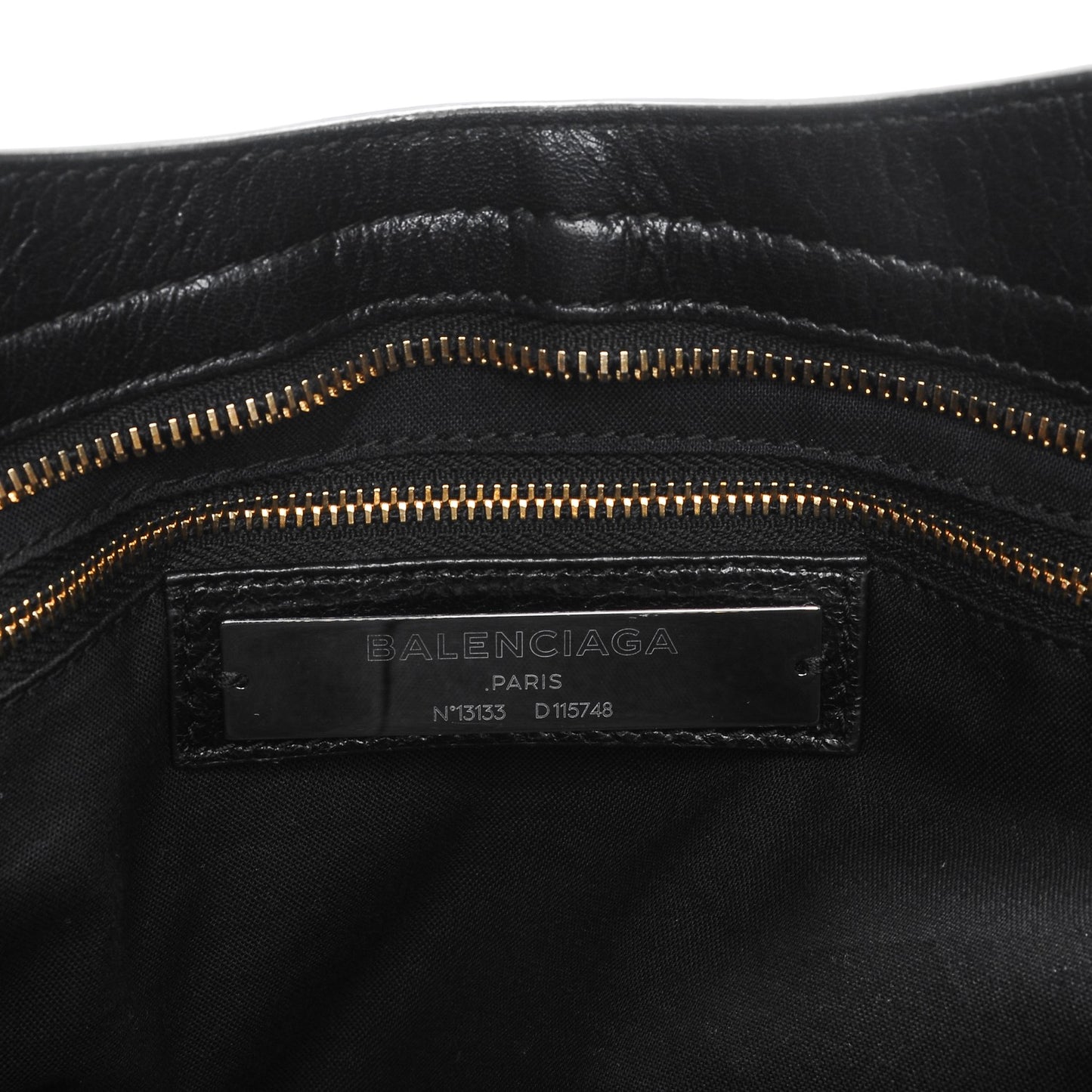 Agneau Classic Gold Hardware City Black