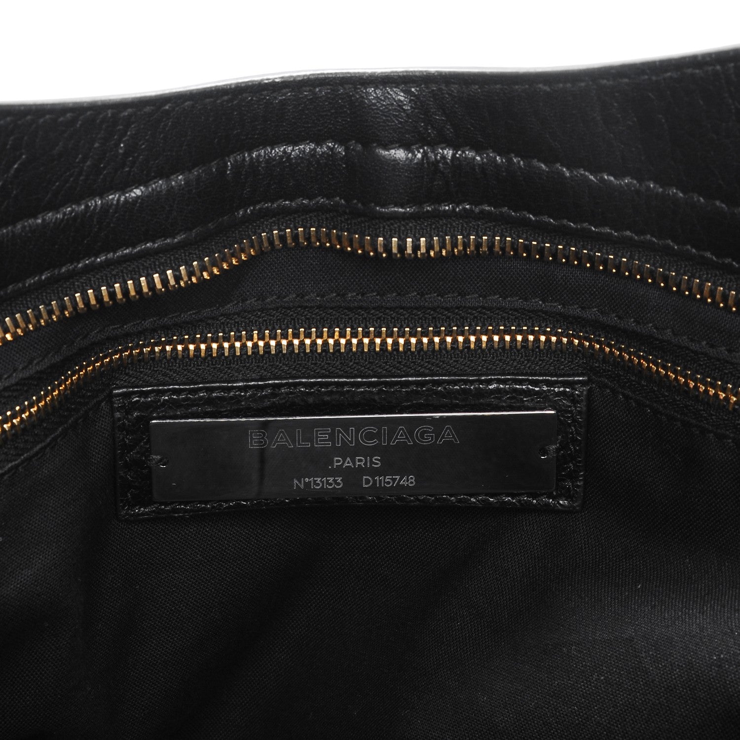 Balenciaga Agneau Classic Gold Hardware City Black 7 of 8