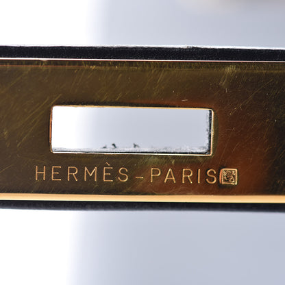 Hermes Veau Grain Lisse Kelly Sellier 32 Black 17 of 33