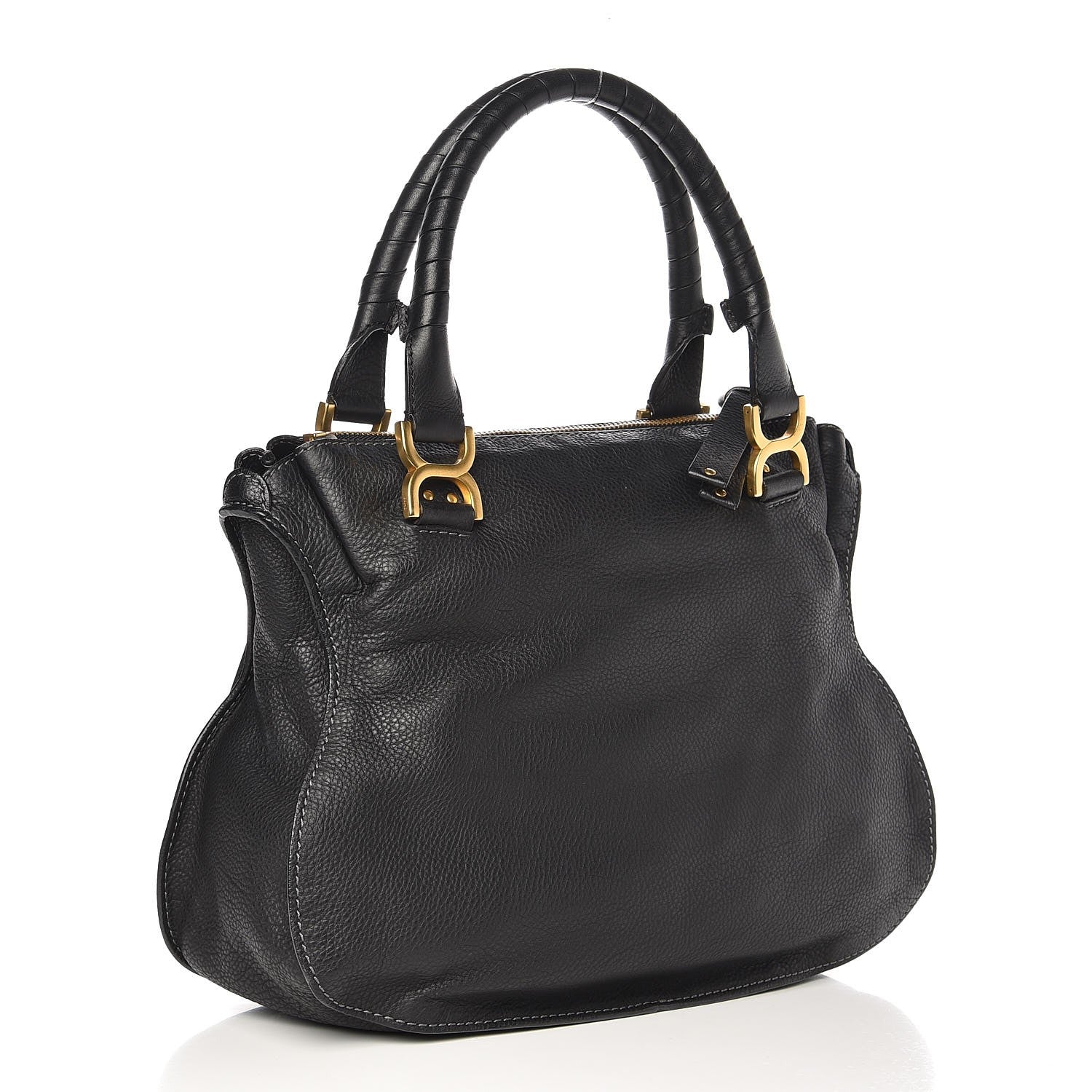 Chloe Calfskin Medium Marcie Satchel Black 3 of 8
