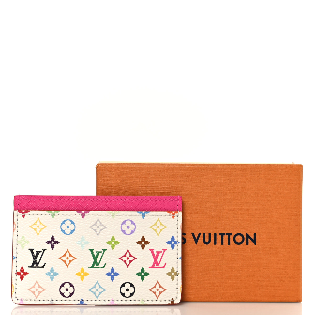 Louis Vuitton LV X TM Monogram Multicolor Card Holder Kawaii Pink 7 of 7
