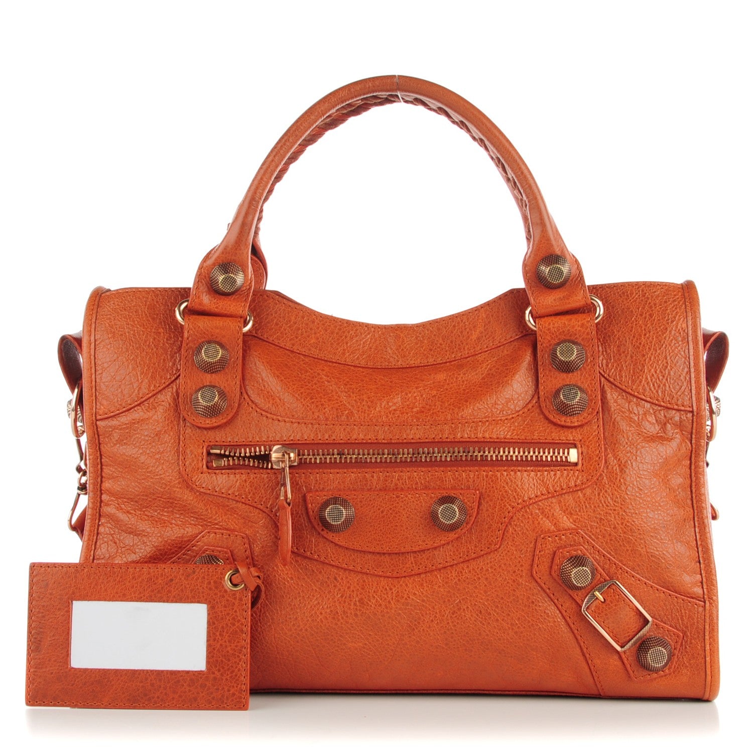 Balenciaga Agneau Giant 21 Rose Gold Hardware City Orange Brulee 1 of 7