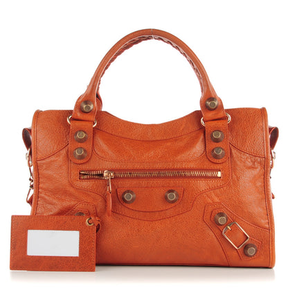 Balenciaga Agneau Giant 21 Rose Gold Hardware City Orange Brulee 1 of 7