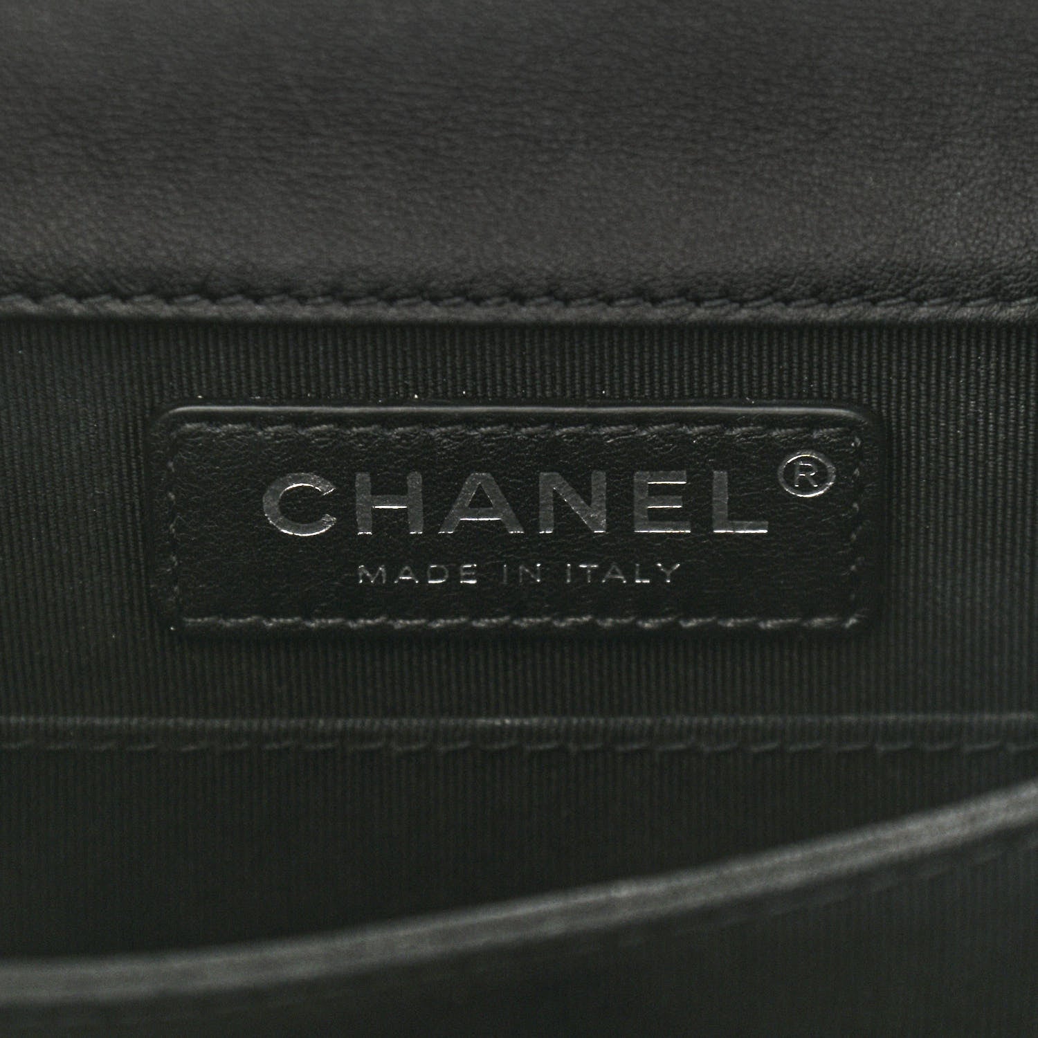 Chanel Calfskin Quilted North South Boy Flap Black 6 of 10