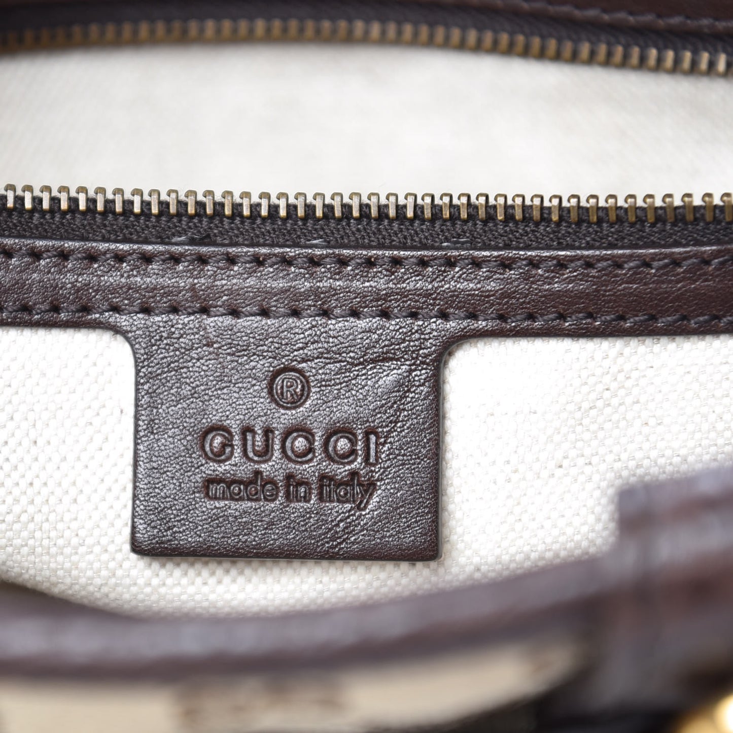 Monogram Medium GG Running Tote Dark Brown