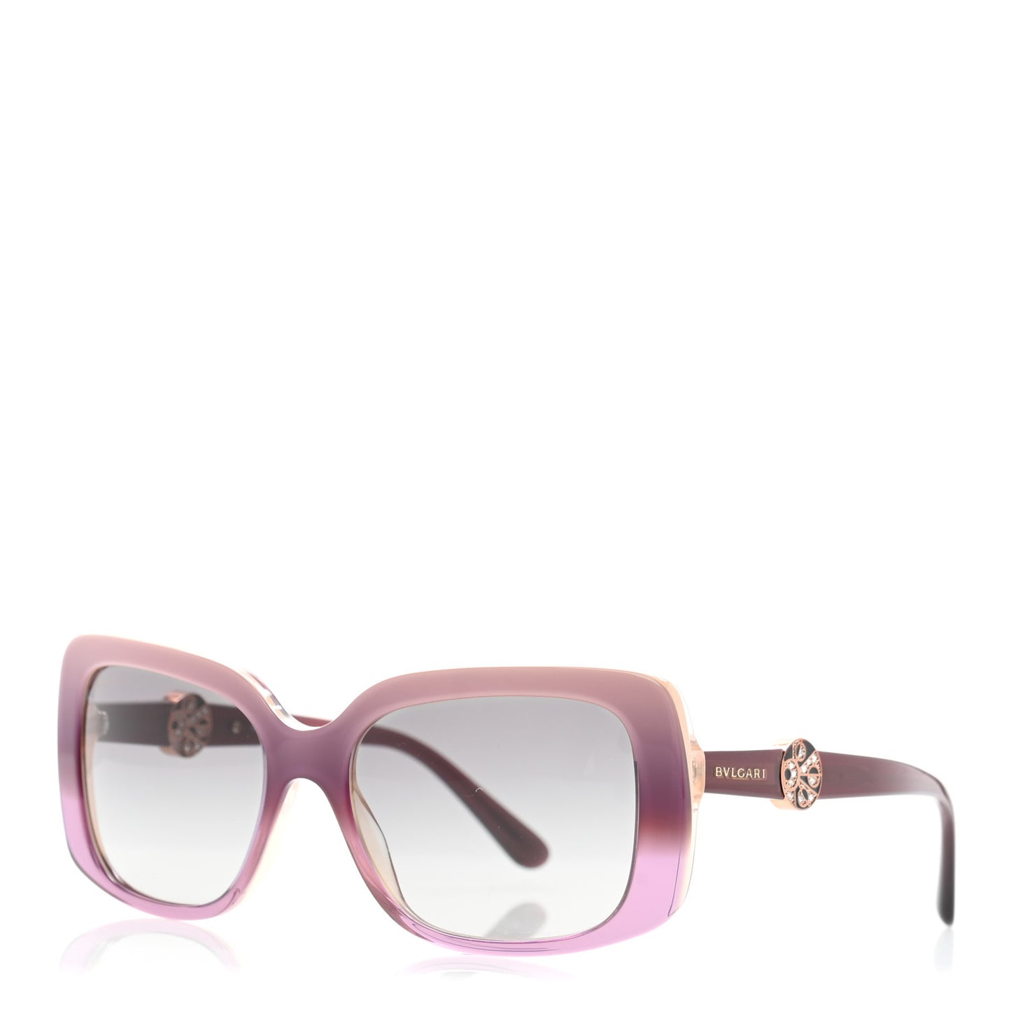Acetate Crystal Sunglasses 8146-B Purple