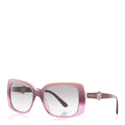 Bulgari Acetate Crystal Sunglasses 8146-B Purple 1 of 7