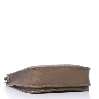 Hermes Taurillon Clemence Evelyne III PM Etoupe 4 of 10