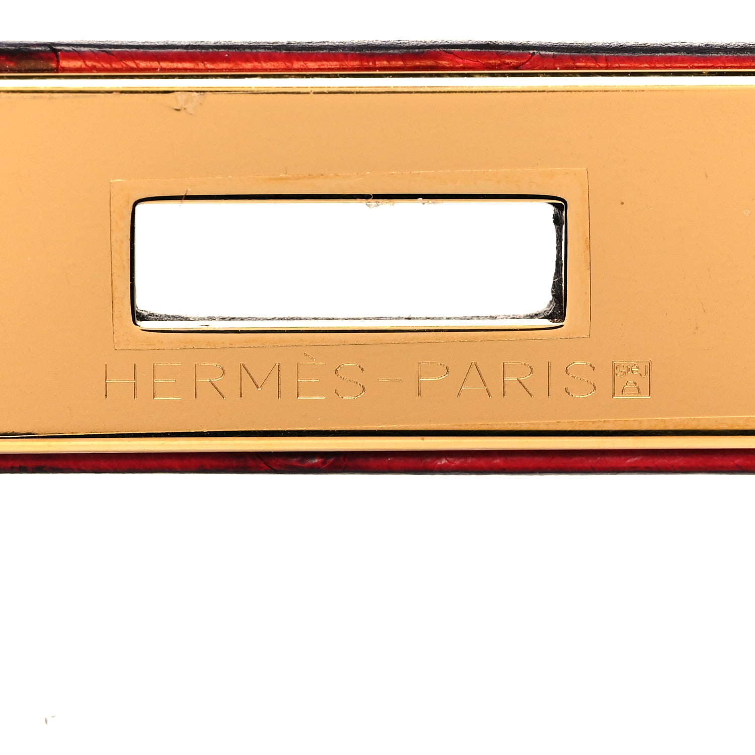 Hermes Ostrich Horseshoe Birkin 30 Rouge Vif Bleu Glacier 30 of 34