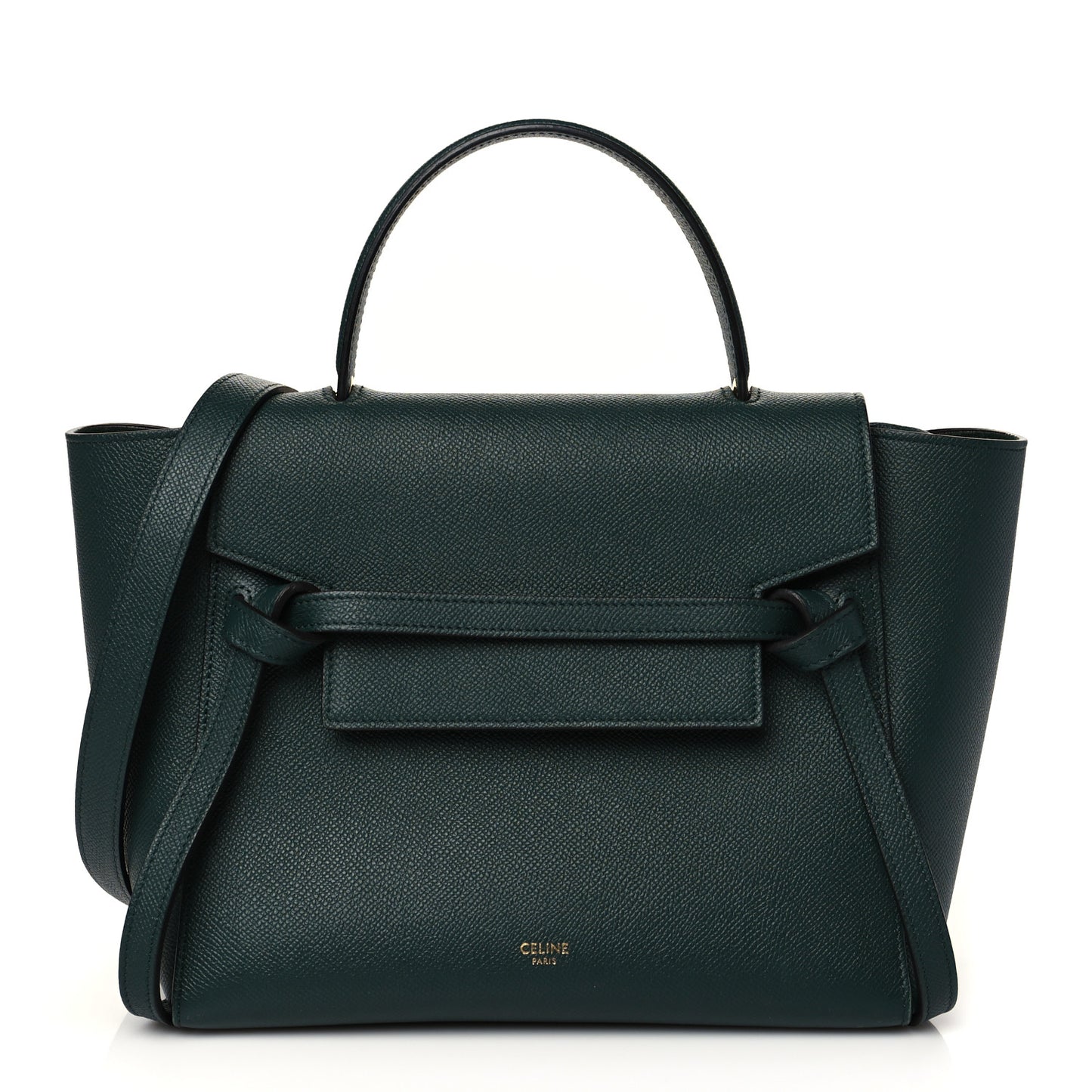 Grained Calfskin Micro Belt Bag Amazone