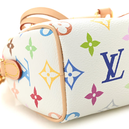 Louis Vuitton LV X TM Monogram Multicolor Nano Speedy White 8 of 9