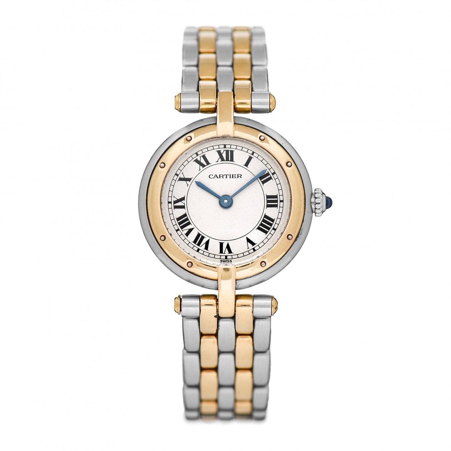 Stainless Steel 18K Yellow Gold 24mm Panthere Vendome Quartz Watch