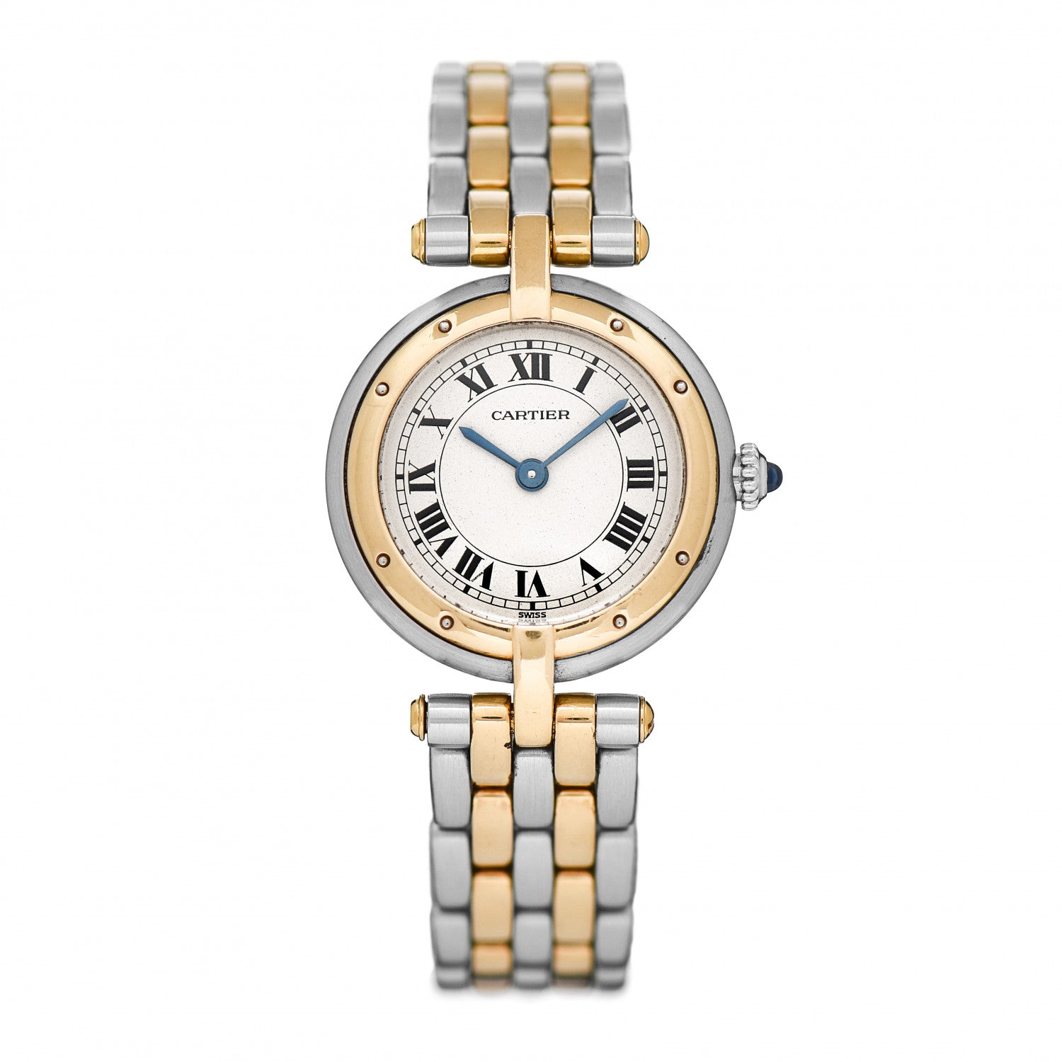 Cartier Stainless Steel 18K Yellow Gold 24mm Panthere Vendome Quartz Watch 1 of 4