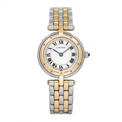 Cartier Stainless Steel 18K Yellow Gold 24mm Panthere Vendome Quartz Watch 1 of 4