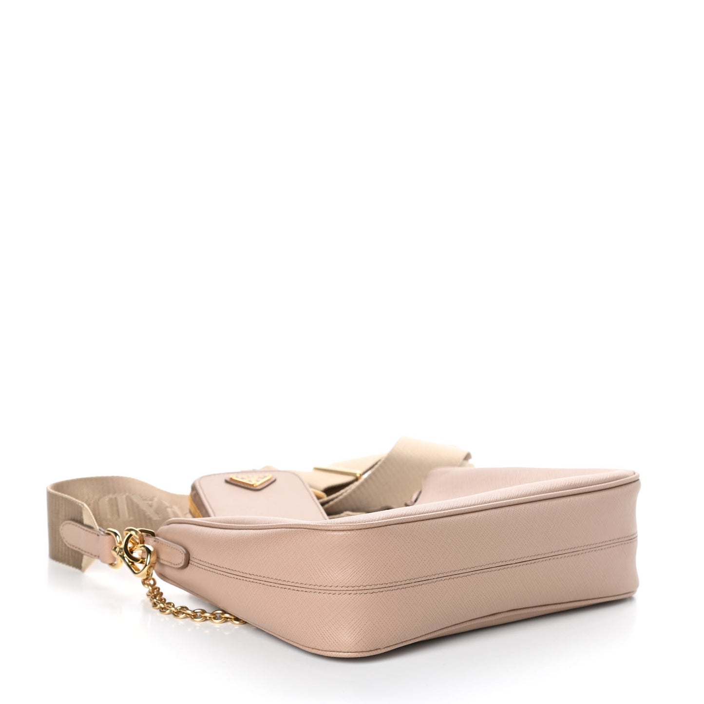 Saffiano Re-Edition 2005 Shoulder Bag Cammeo Beige