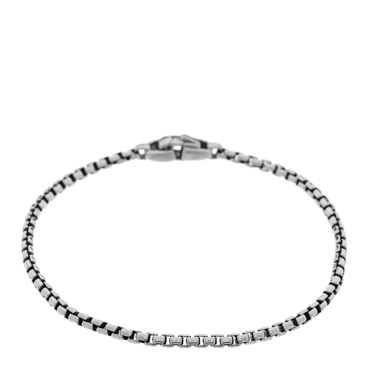 Sterling Silver 3mm Box Chain Bracelet