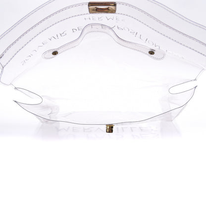 Hermes Vinyl Souvenir De L'Exposition Kelly Transparent 5 of 13