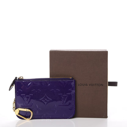 Louis Vuitton Vernis Key Pouch Blueberry 8 of 8