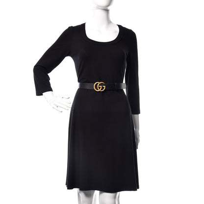 Gucci Calfskin Double G 30mm Belt 85 34 Black 2 of 7