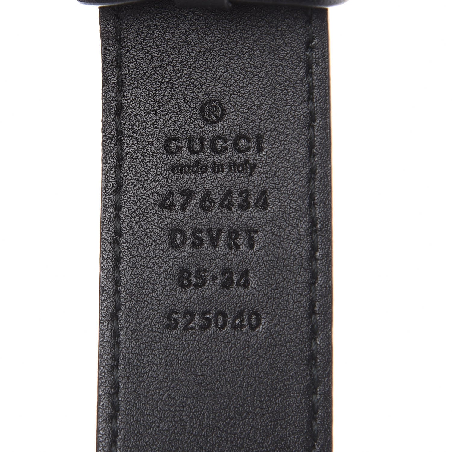 Gucci Calfskin Matelasse GG Marmont Belt Bag 85 34 Black 8 of 11