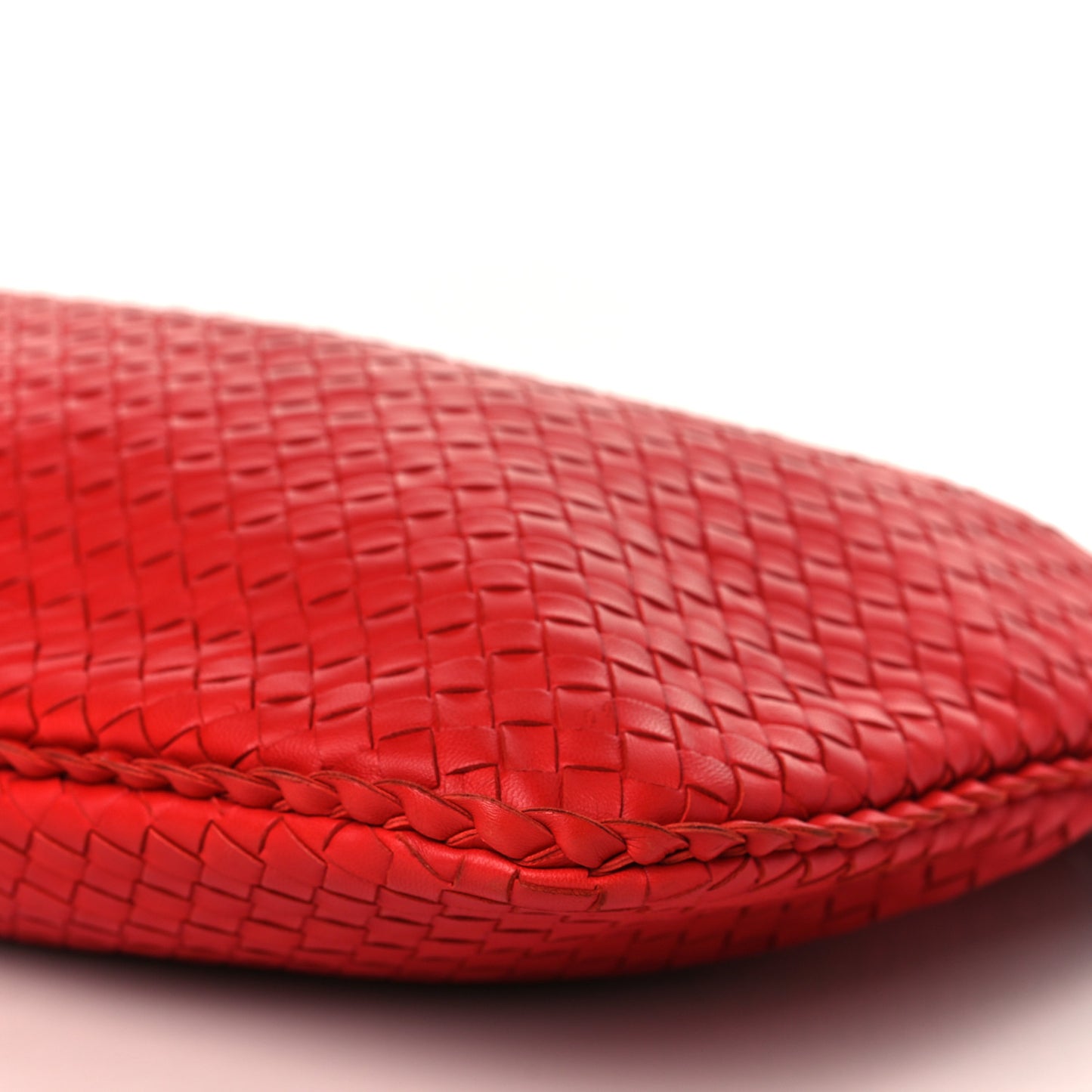 Nappa Intrecciato Large Veneta Hobo Corniola